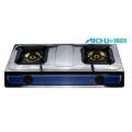 2 Burners Stainless Steel Top 2 Table Burners Gas Stove Supplier